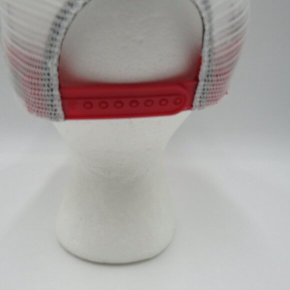 Georgia Bulldogs Snapback Hat Womens Sequins Red White Mesh Trucker Clean Up Cap - Picture 5 of 9